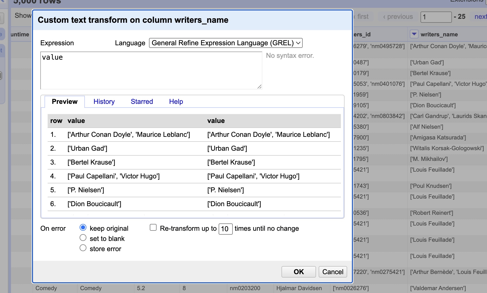 image of custom transform window